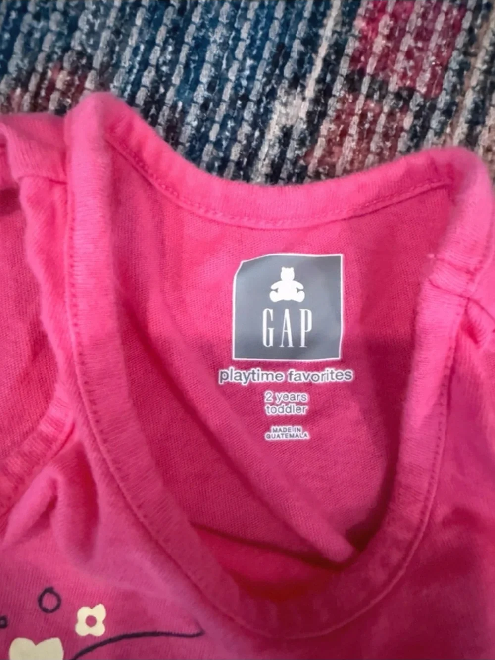 GAP Girls Pink Mermaid & Coral Sunglasses Tank Top - set of 2